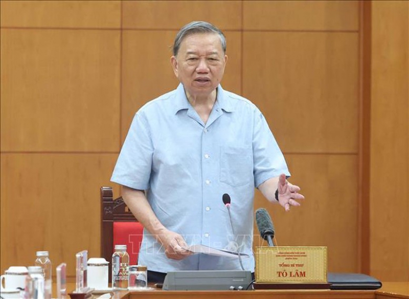 Tổng Bí thư Tô Lâm chủ trì cuộc họp Thường trực Ban Chỉ đạo Trung ương về phòng, chống tham nhũng, lãng phí, tiêu cực
