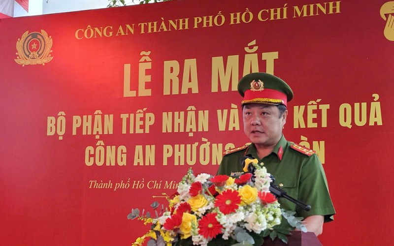 Công an TPHCM đồng loạt ra mắt, vận hành bộ phận một cửa phục vụ người dân