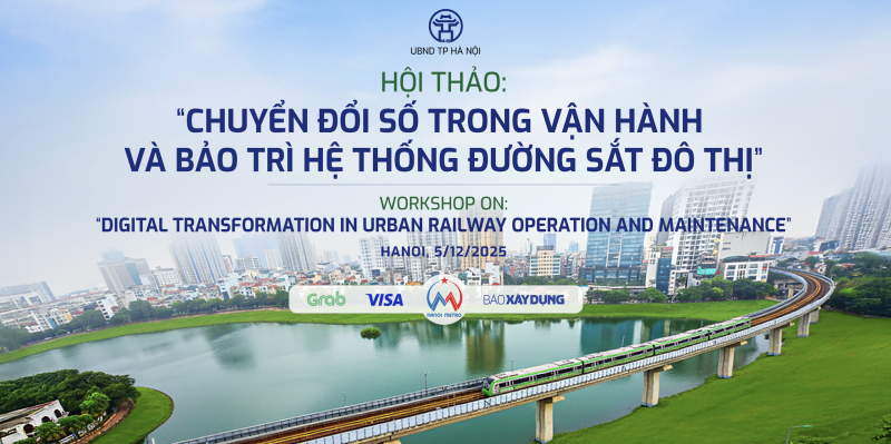 Ngày mai diễn ra Hội thảo quốc tế về đường sắt đô thị