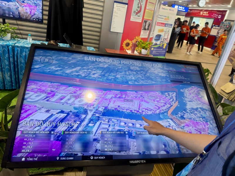 TP.HCM: Phường Thủ Đức ra mắt bản đồ số 3D, người dân tra cứu quy hoạch chỉ một chạm