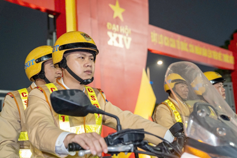 Các tuyến đường tạm cấm phương tiện phục vụ chương trình nghệ thuật chào mừng Đại hội Đảng