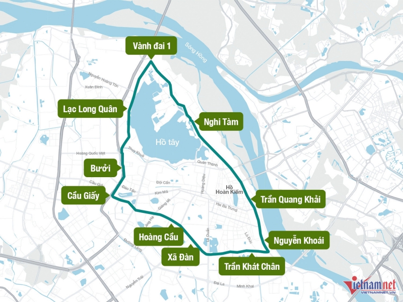 Hà Nội không cấm tuyệt đối ô tô, xe máy xăng trong toàn bộ Vành đai 1 từ 1/7