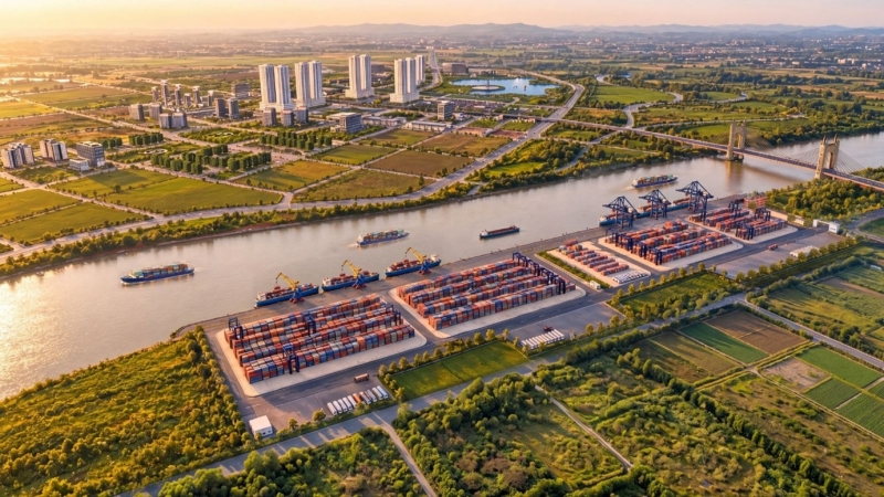Hà Nội khởi công cảng thủy nội địa Giang Biên, mở thêm động lực cho hạ tầng logistics